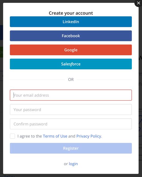 Register An Account .